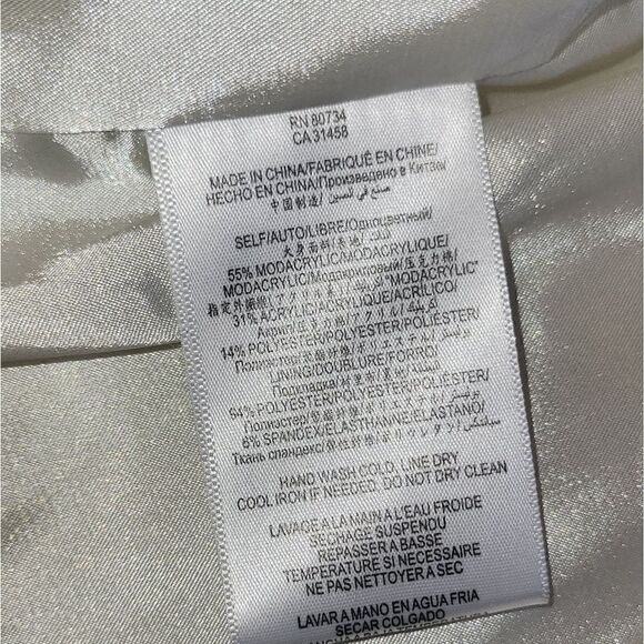 NWOT Womens BCBGENERATION Faux Fur Vest Tan M/L - Picture 9 of 10